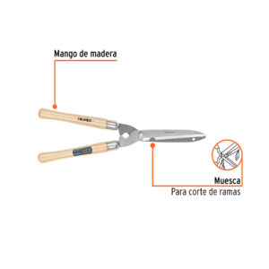 Alternative view of Tijera para poda 53 cm, ligera, mangos de madera, TRUPER