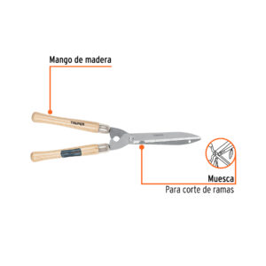 Alternative view of Tijera para poda 55 cm, Classic, mangos de madera, TRUPER