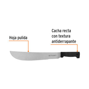 Alternative view of Machete estándar 14' cacha negra inyectada, TRUPER