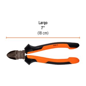 Pinza corte diagonal 7' alta palanca, Comfort Grip, EXPERT - Imagen 3