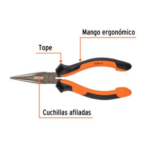 Alternative view of Pinza punta y corte 6' mango Comfort Grip, TRUPER EXPERT