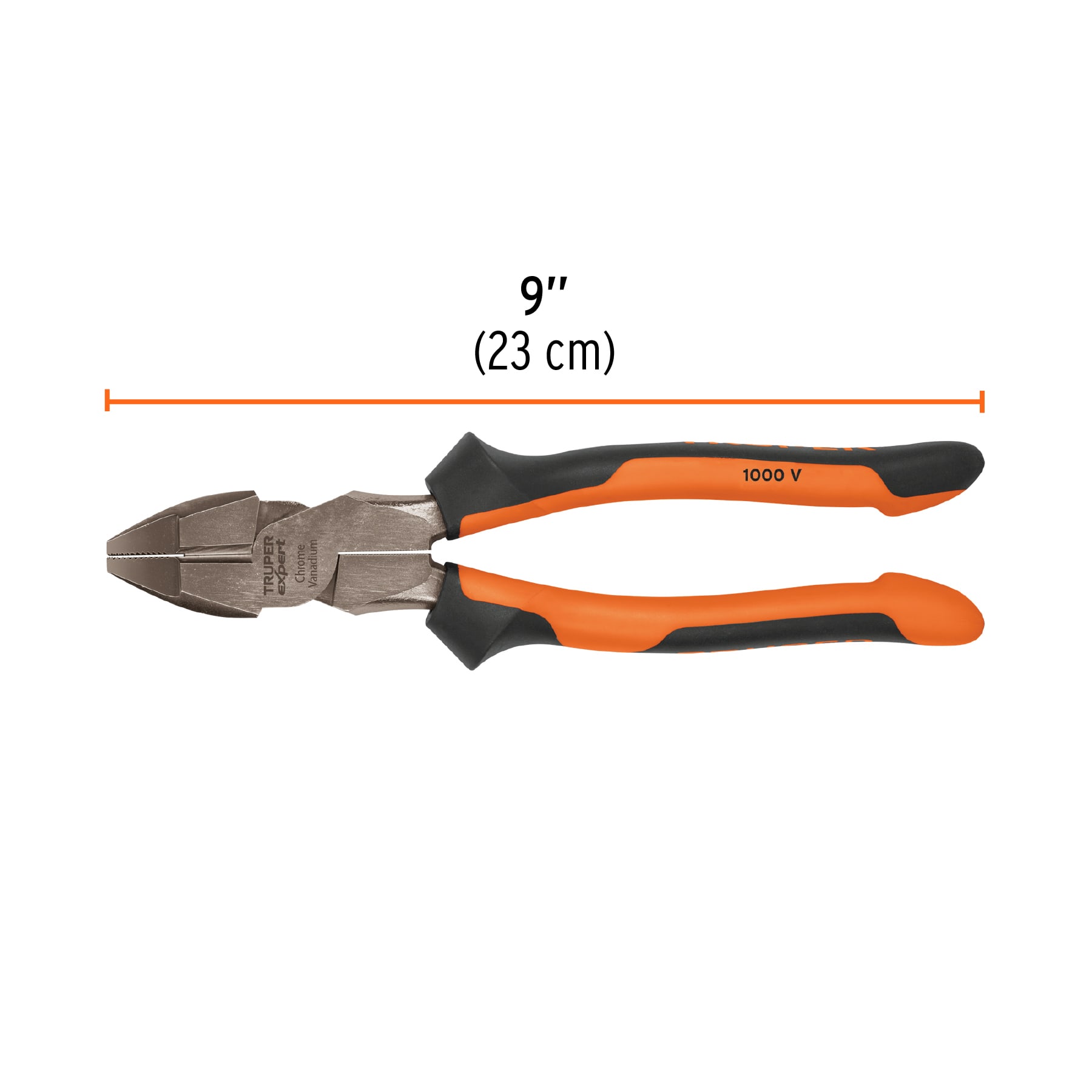 Pinza para electricista 9' alta palanca mango Comfort Grip - Imagen 3