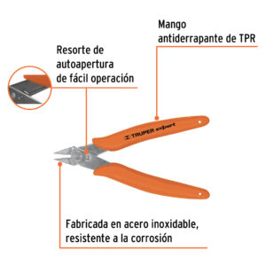 Alternative view of Pinza 5' de corte para electrónica, TRUPER EXPERT