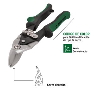 Alternative view of Tijera de aviación 10' corte derecho, TRUPER