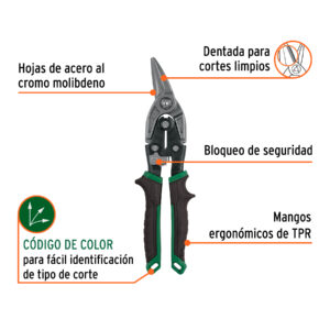 Alternative view of Tijera de aviación 10' corte derecho, TRUPER EXPERT