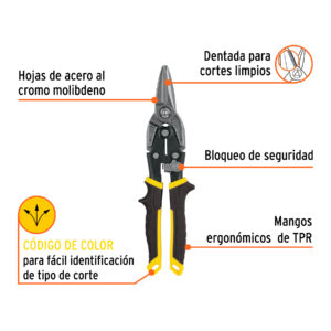 Tijera de aviación 10' corte recto, TRUPER EXPERT - Imagen 2