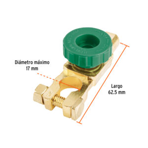 Alternative view of Terminal p/batería con interruptor switch, TRUPER