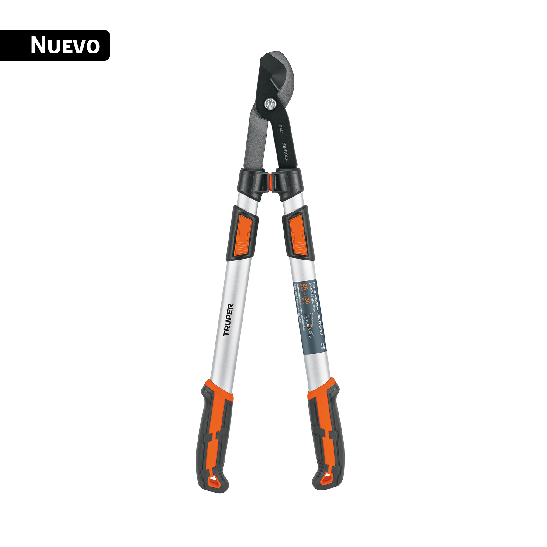 Tijera para ramas altas, mangos extensibles, TRUPER