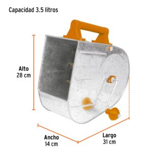 Tirolera galvanizada profesional, TRUPER - Imagen 3