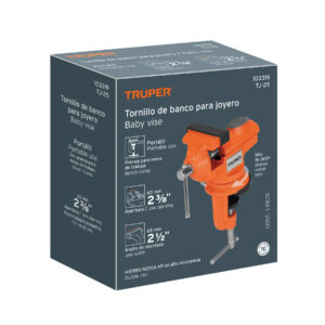 Tornillo de banco 2.5' para joyero, TRUPER - Imagen 4