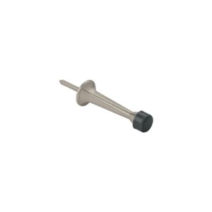 Tope recto para puerta, acabado níquel satín, HERMEX