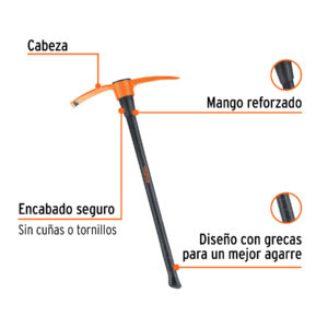 Alternative view of Talacho-pico 4 lb, mango fibra de vidrio 36', TRUPER