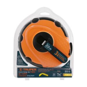 Cinta métrica larga 20m fibra de vidrio, carcasa plástica - Imagen 5