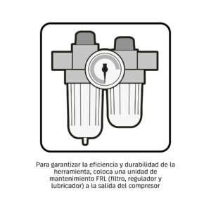 Llave (pistola) de impacto neumática 1", industrial, TRUPER - Imagen 4