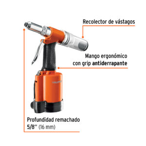 Alternative view of Remachadora neumática 3/16', TRUPER