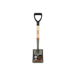 Pala cajuelera cuadrada, puño 'D' mango de madera, TRUPER