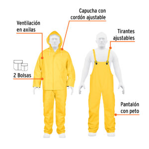 Alternative view of Conjunto impermeable doble capa, talla G, TRUPER