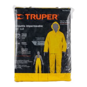 Conjunto impermeable doble capa, talla XG, TRUPER - Imagen 3