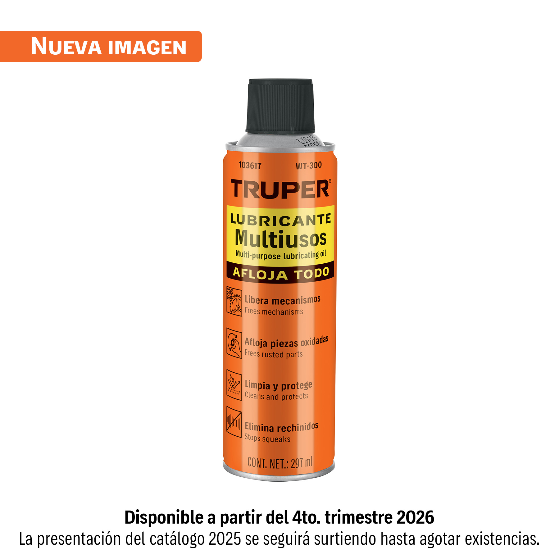 Aceite multiusos en aerosol, 297ml (10oz), TRUPER