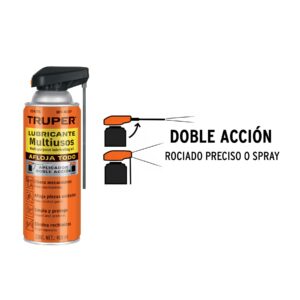 Alternative view of Lubricante multiusos aerosol aplicador doble acción, 400 ml
