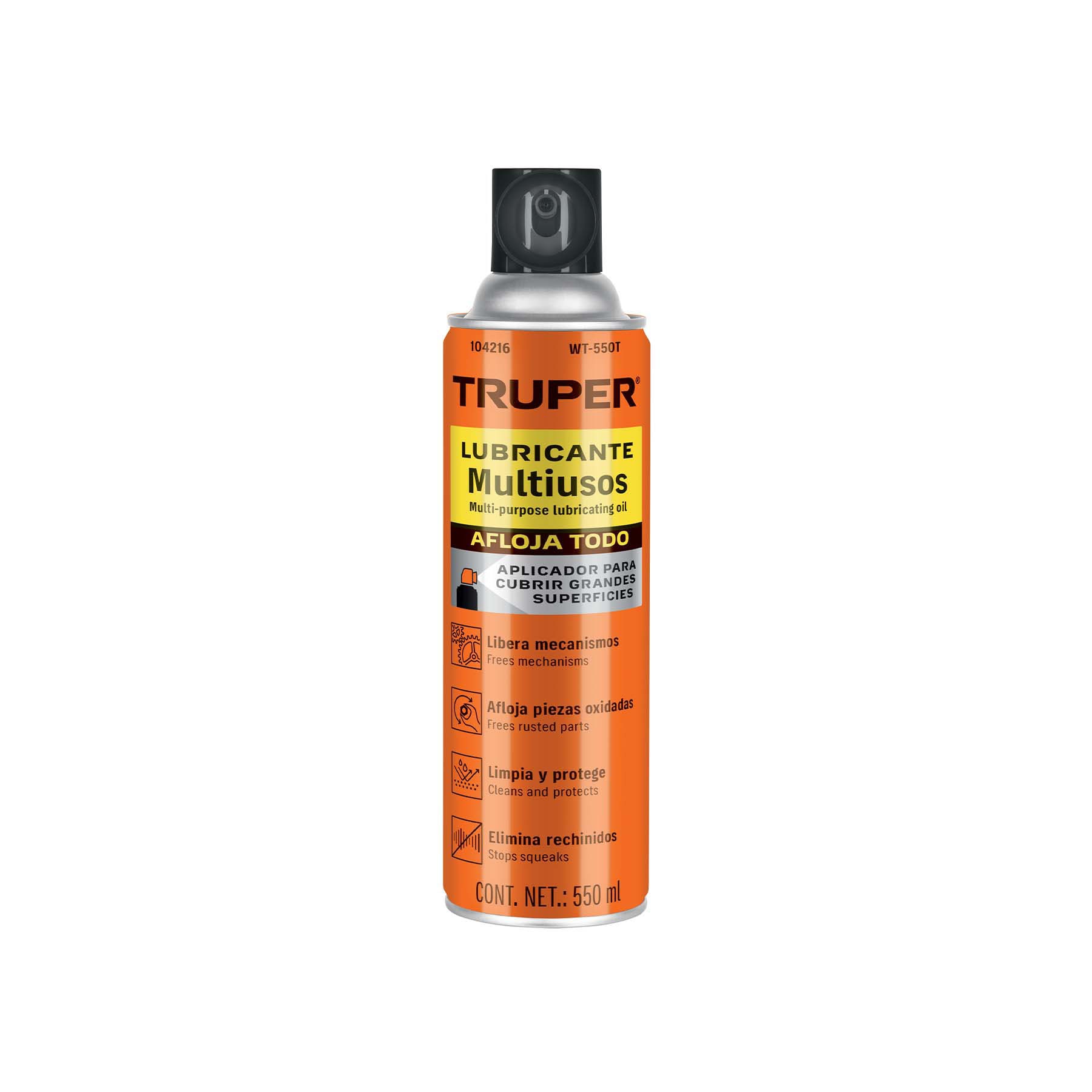 Lubricante multiusos aerosol para grandes superficies 550 ml